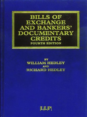 cover image of Bills of Exchange and Bankers' Documentary Credits